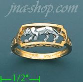 14K Gold Assorted Ladies' Ring - Click Image to Close