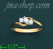 14K Gold Assorted Ladies' Ring - Click Image to Close