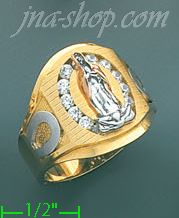 14K Gold Men's Ring - Click Image to Close