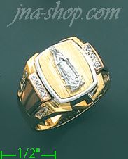 14K Gold Men's Ring - Click Image to Close