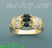 14K Gold Gemstone Ring - Click Image to Close