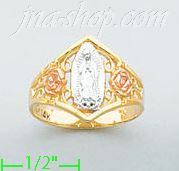 14K Gold Ladies' Light Ring - Click Image to Close