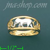 14K Gold Ladies' Light Ring - Click Image to Close