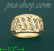 14K Gold Ladies' Light Ring - Click Image to Close