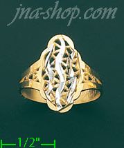 14K Gold Ladies' Light Ring - Click Image to Close