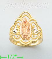 14K Gold Ladies' Light Ring - Click Image to Close