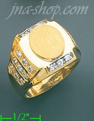 14K Gold Assorted Men's Ring - Click Image to Close