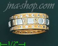 14K Gold Ladies' Ring - Click Image to Close