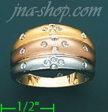 14K Gold Ladies' Ring - Click Image to Close