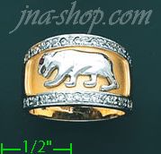 14K Gold Ladies' Ring - Click Image to Close