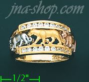 14K Gold Ladies' Ring - Click Image to Close