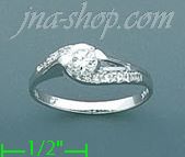 14K Gold Fancy CZ Ring - Click Image to Close