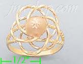 14K Gold Love Knots Sets Ring - Click Image to Close