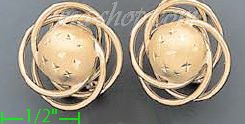 14K Gold Love Knots Sets Earrings - Click Image to Close