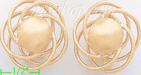 14K Gold Love Knots Sets Earrings - Click Image to Close