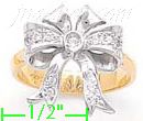 14K Gold Fancy CZ Sets Ring - Click Image to Close