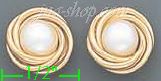 14K Gold Fancy Pearl Sets Earrings - Click Image to Close