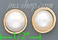 14K Gold Fancy Pearl Sets Earrings - Click Image to Close