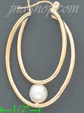 14K Gold Fancy Pearl Sets Earrings - Click Image to Close