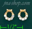 14K Gold Stud Earrings - Click Image to Close