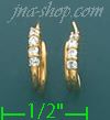 14K Gold Stud Earrings - Click Image to Close