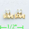 14K Gold Stud Earrings - Click Image to Close