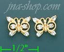 14K Gold Stud Earrings - Click Image to Close