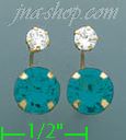 14K Gold Stud Earrings - Click Image to Close