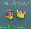 14K Gold Stud Earrings - Click Image to Close