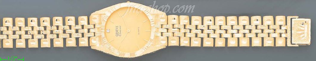 14K Gold Nugget Watch - Click Image to Close