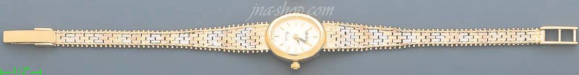 14K Gold Italian Fancy Watch - Click Image to Close