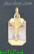 14K Gold Assorted Charm Pendant - Click Image to Close