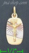 14K Gold Assorted Charm Pendant - Click Image to Close