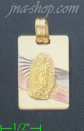 14K Gold Assorted Charm Pendant - Click Image to Close