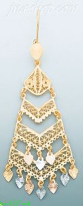 14K Gold Chandelier Earrings