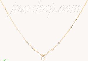 14K Gold Light Fancy Necklace 17"