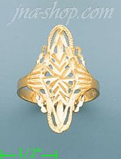 14K Gold Ladies' Dia-Cut Ring