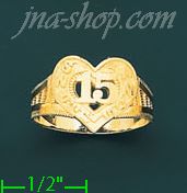 14K Gold Ladies' Light Ring