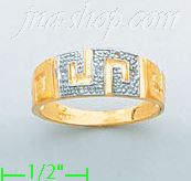 14K Gold Ladies' Pave Ring