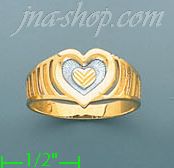 14K Gold Ladies' Pave Ring