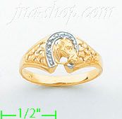 14K Gold Ladies' Pave Ring