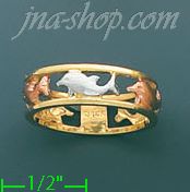 14K Gold Ladies' Light Ring