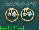 14K Gold Stud Earrings